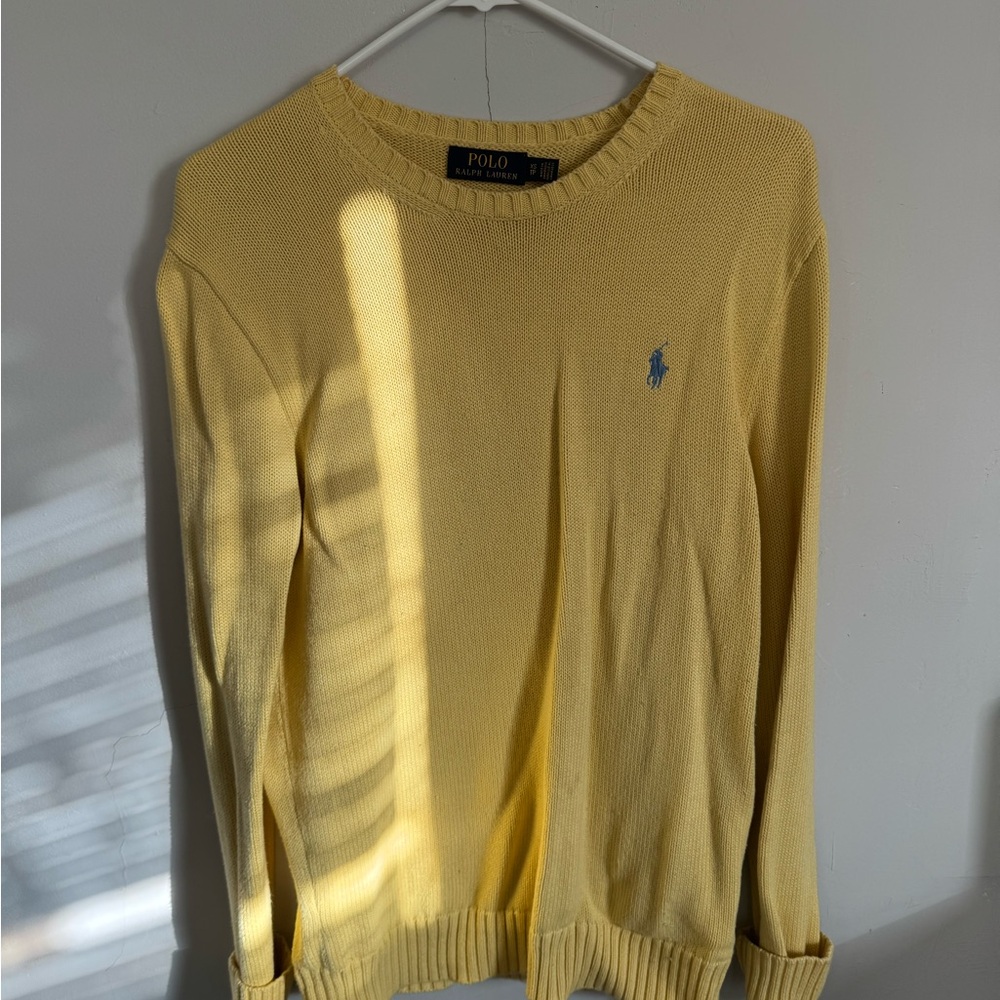 Polo by Ralph Lauren Soft Yellow Crewneck Sweater